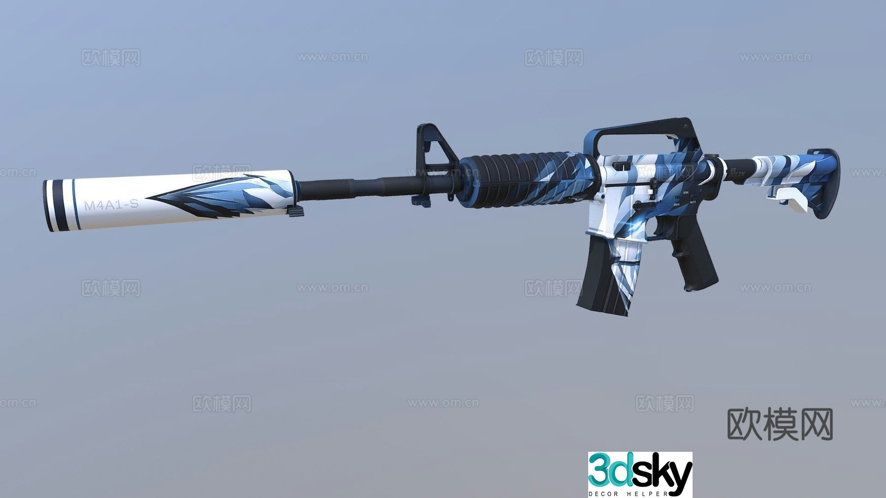 Frost Colossus M4A1 3d model