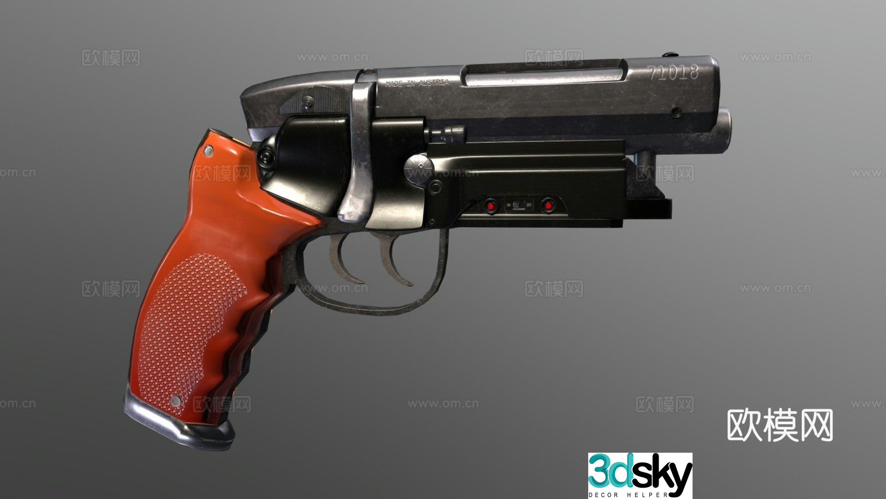 PKD blaster-Blade Runner 3d model