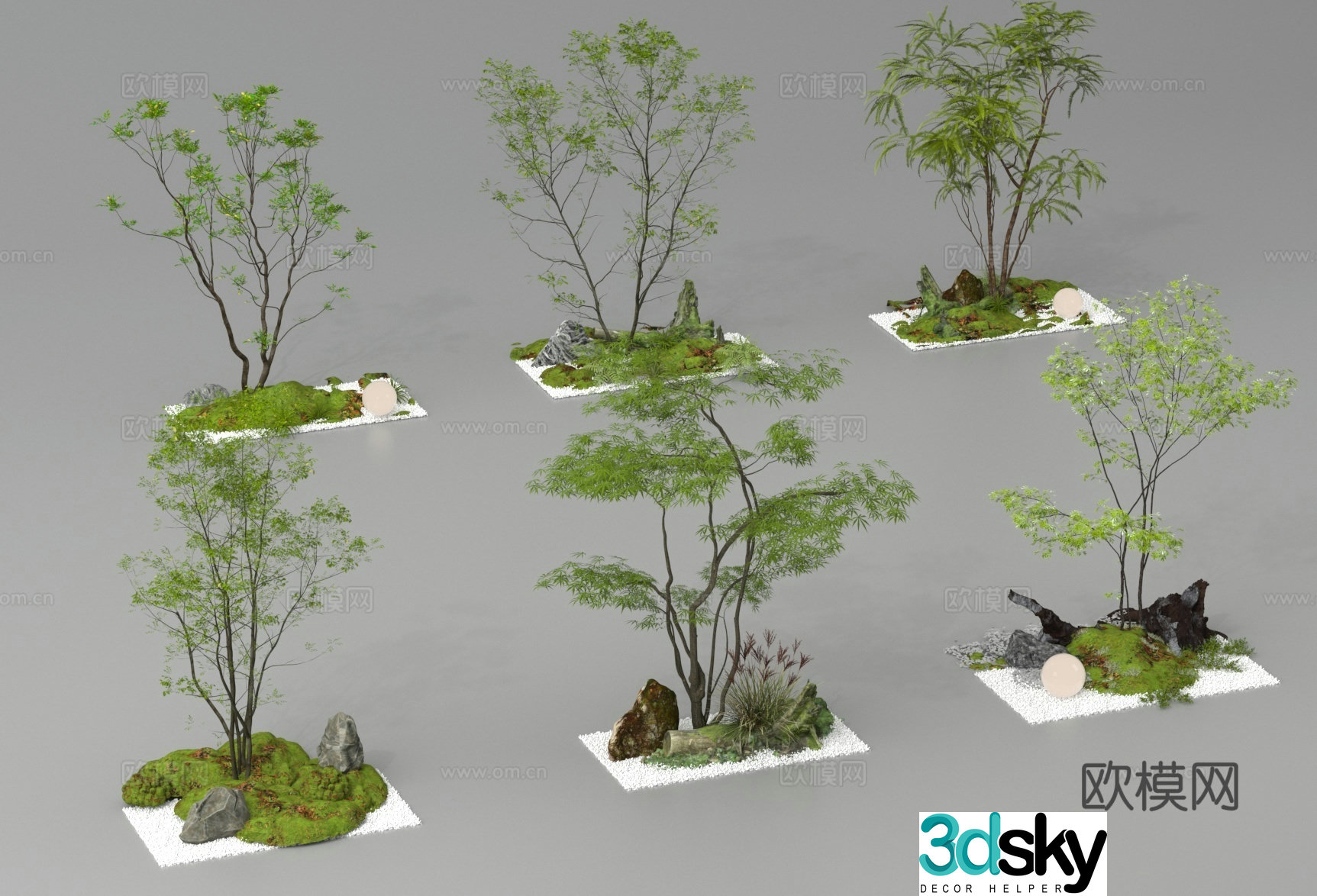 Plant Landscape Landscape Sketch Garden Landscape 3D Model