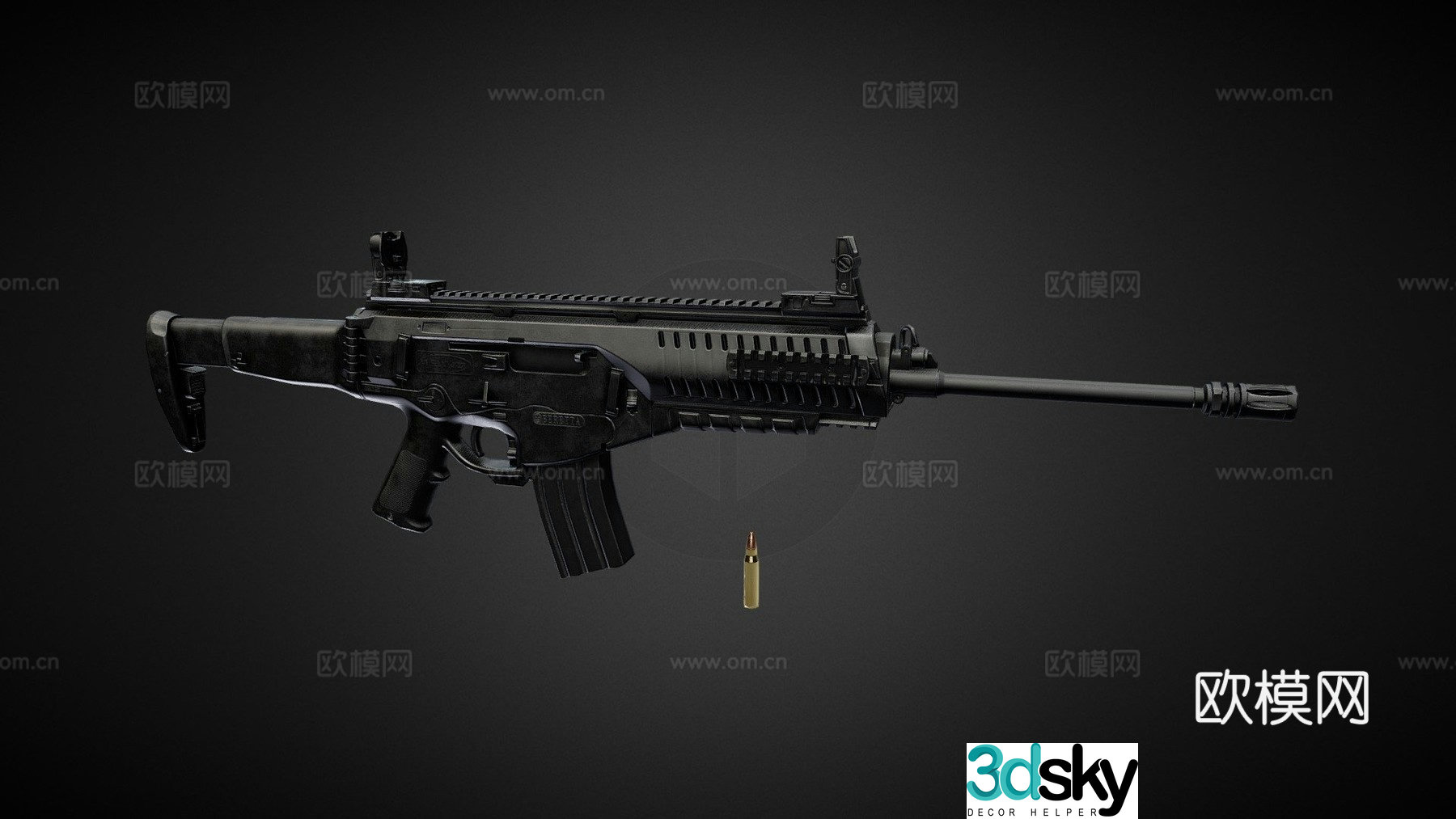 Beretta ARX-100 rifle 3d model