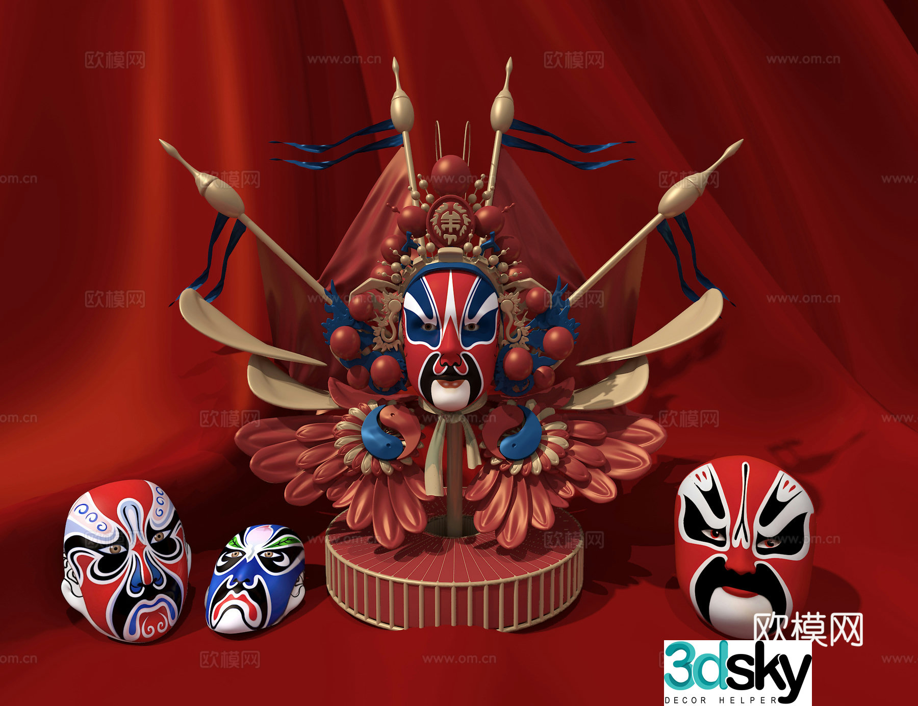National Trend Beauty Chen 3D Model