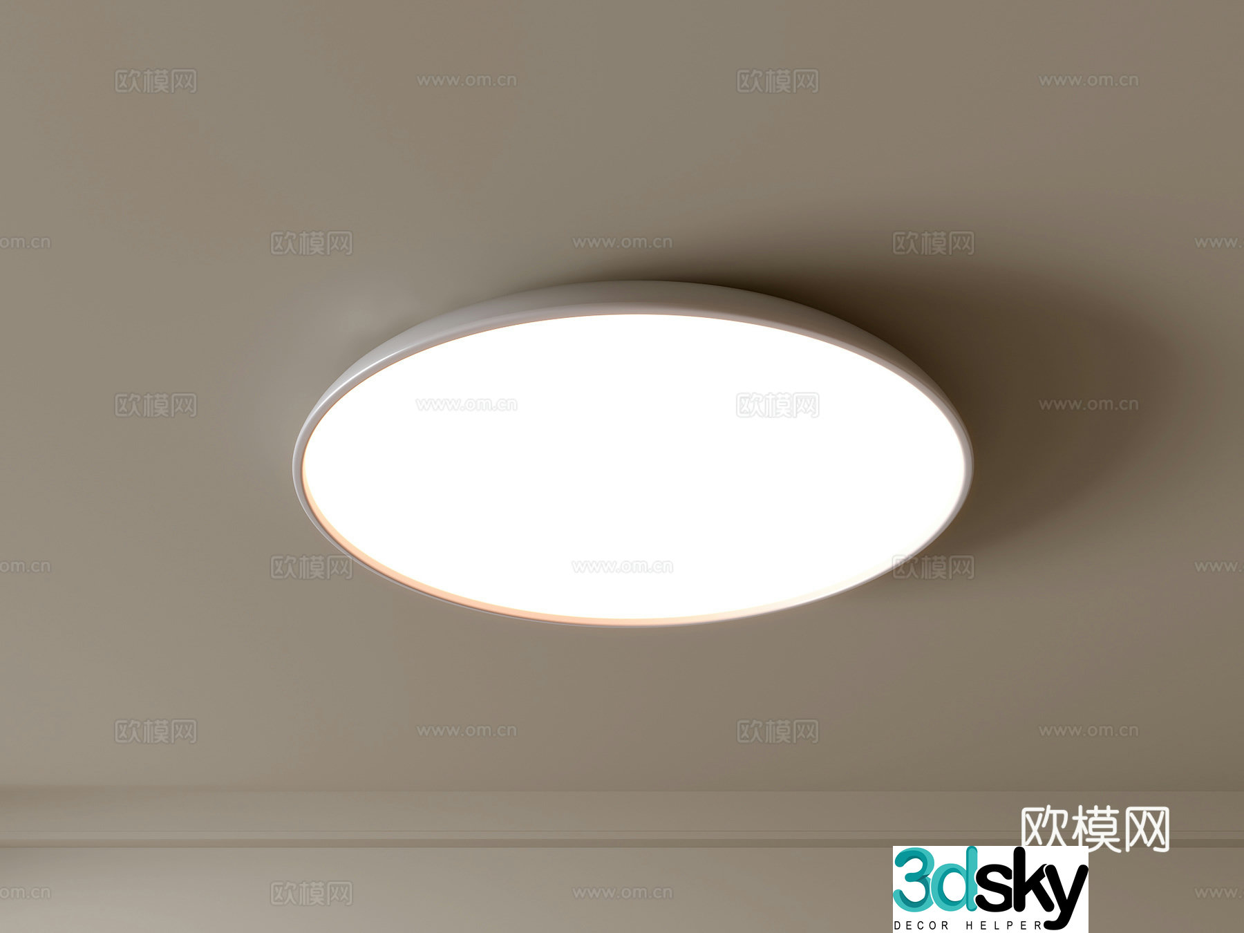 Modern ceiling lamp Geometric ceiling lamp Bedroom lamp Artistic shaped lamp Fashion living room lamp 3D model