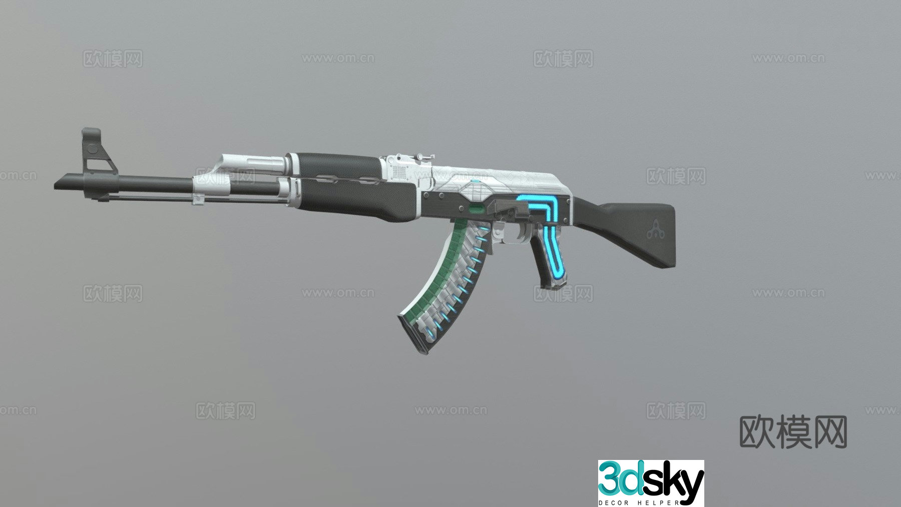 Ak47-Valiant 3d model