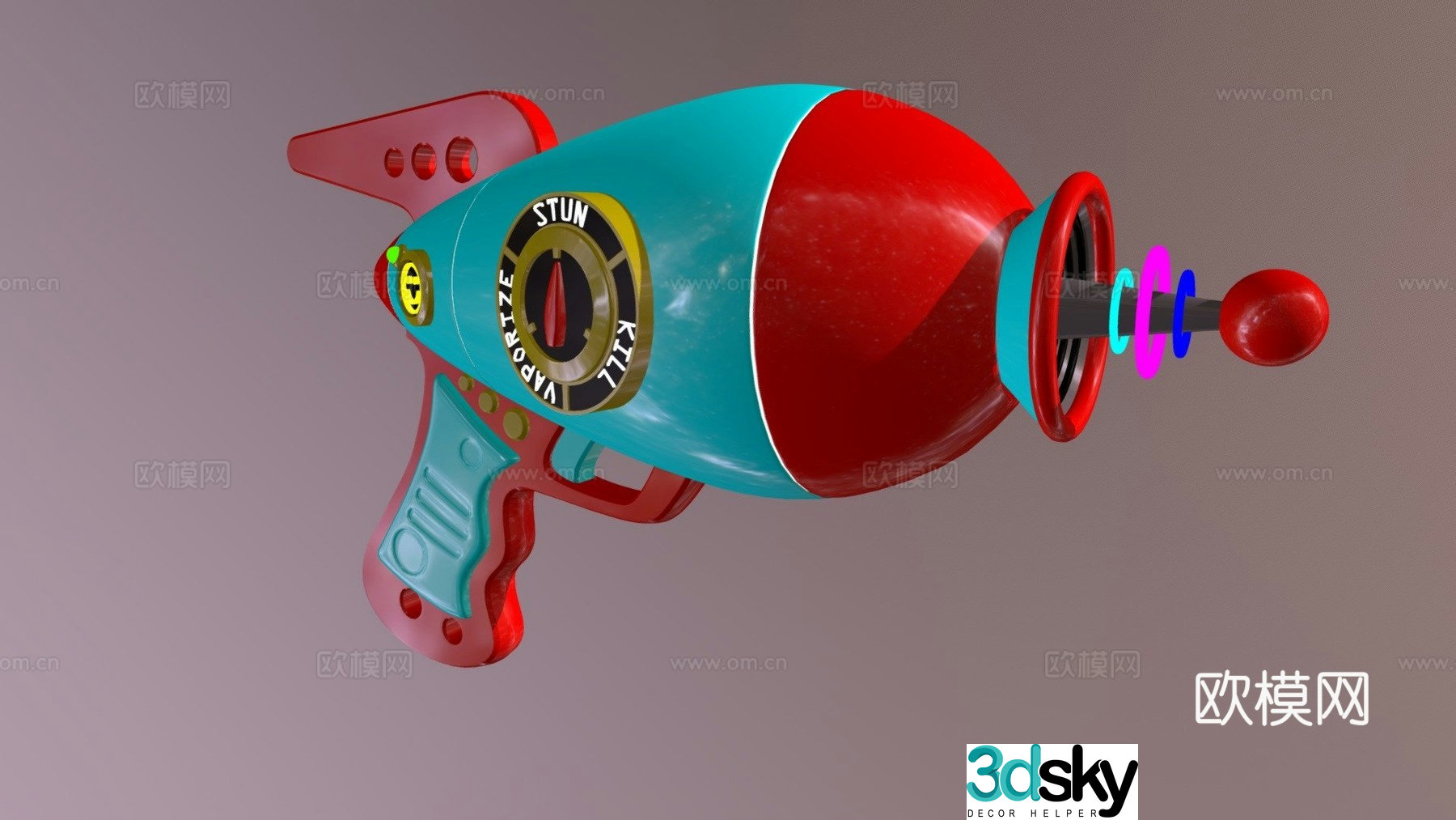 ray gun 3d model