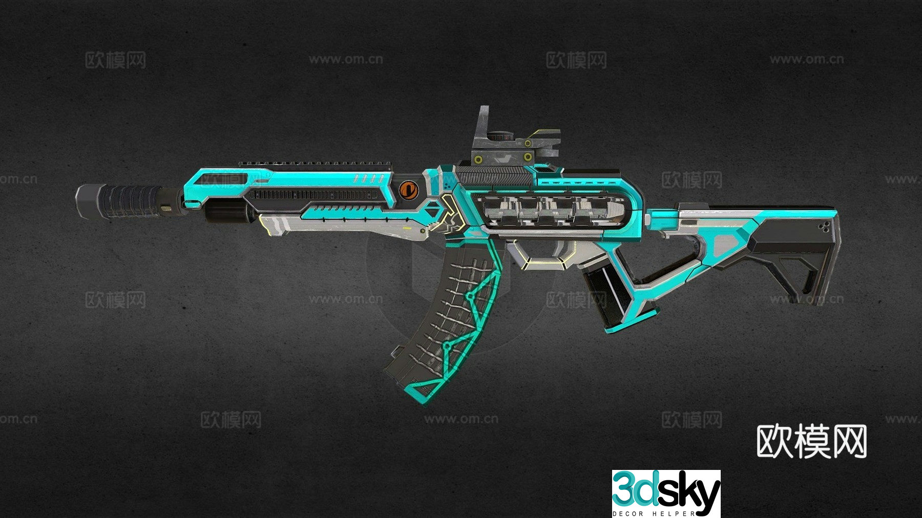 AK107 inspired 3d model by A.V.A