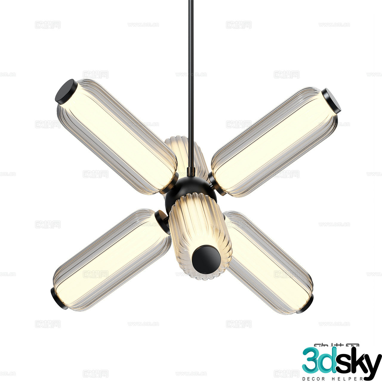 Aromas modern chandeliers minimalist chandeliers simple chandeliers glass chandeliers 3d model