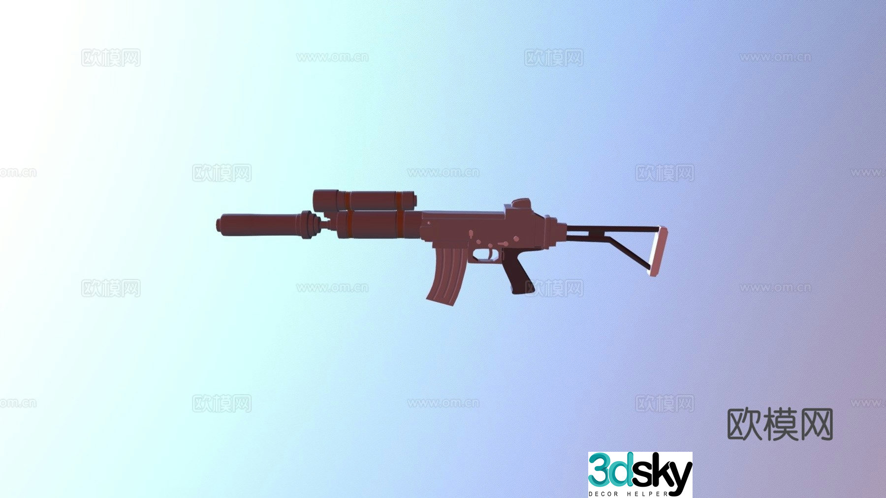 rifle 3d model
