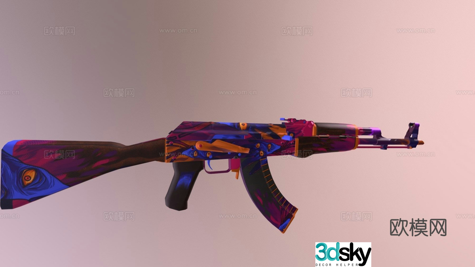 Dimensional Hand-AK473d model