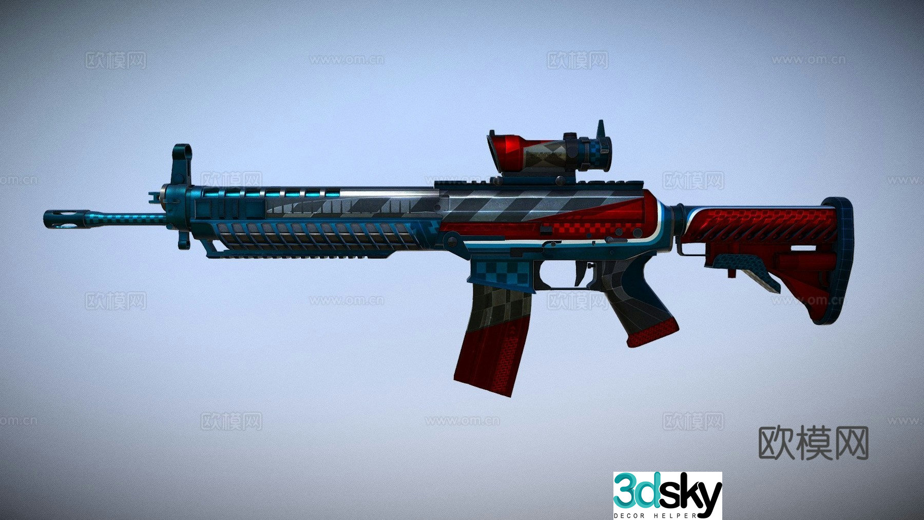 SG-553-circuit 3d model