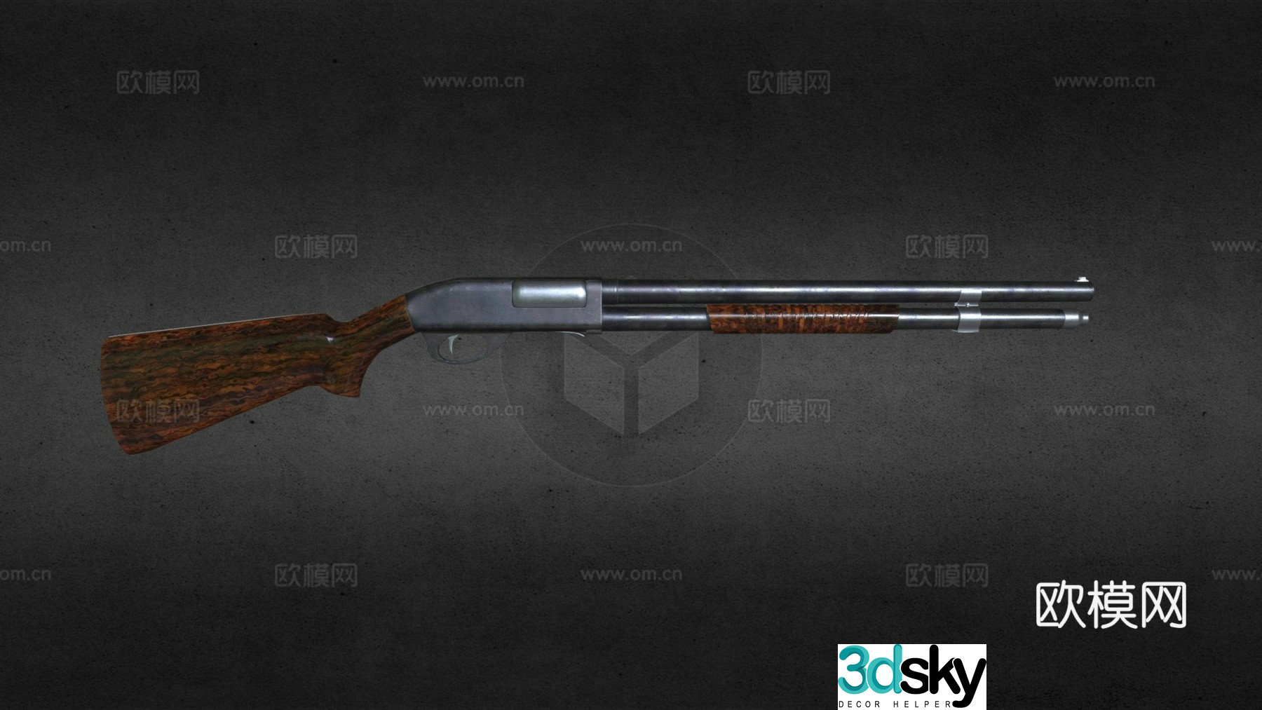 Mossberg 500 shotgun 3d model
