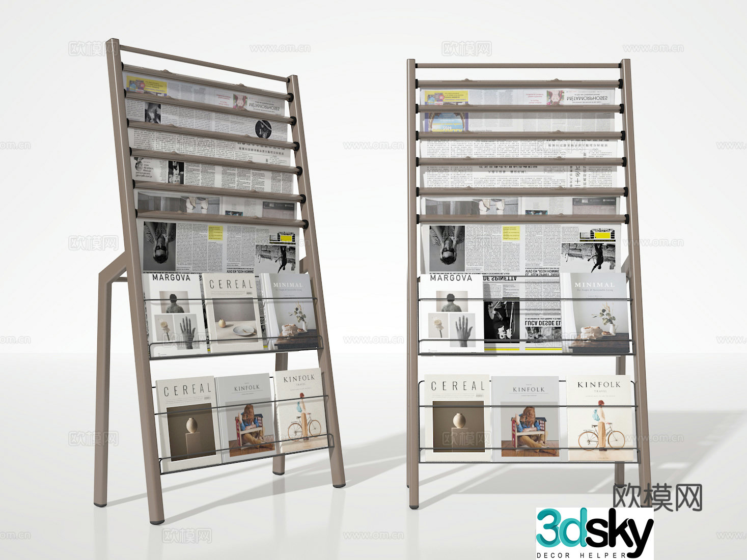 Newspaper stand 3d model