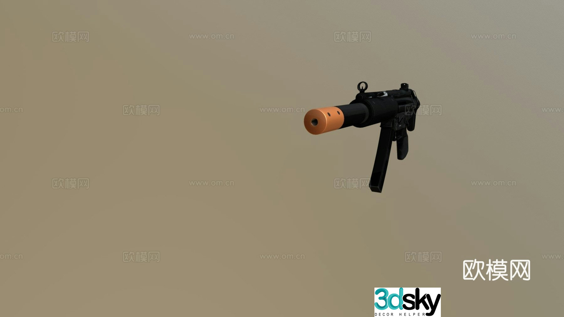MP5SD ball bearing 3d model