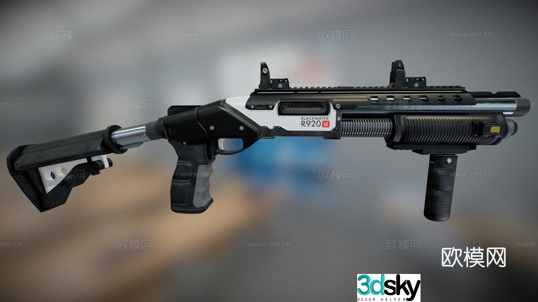 shotgun 3d model
