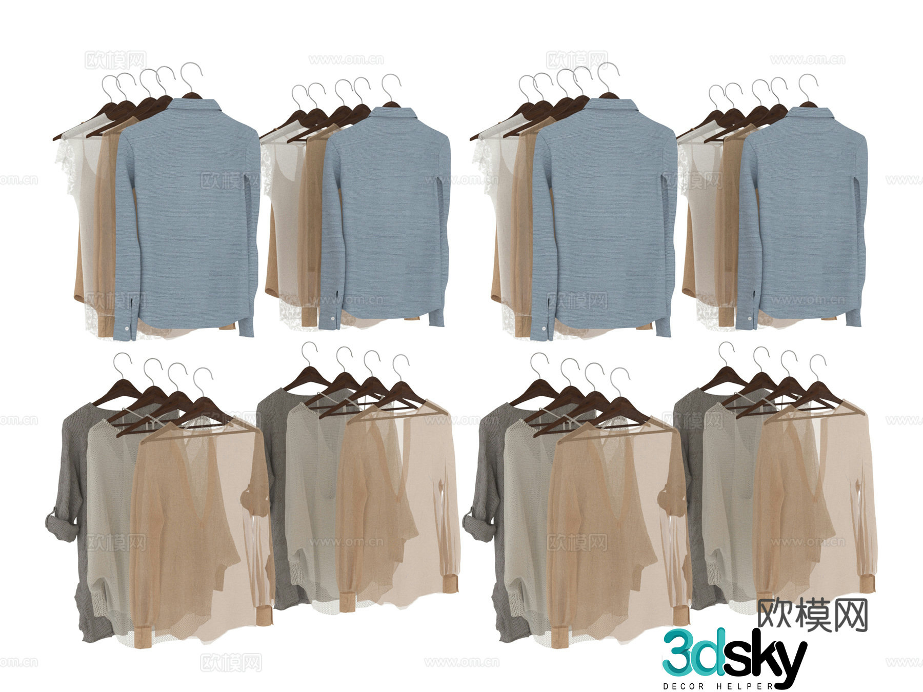 Daily necessities Clothes 3d model