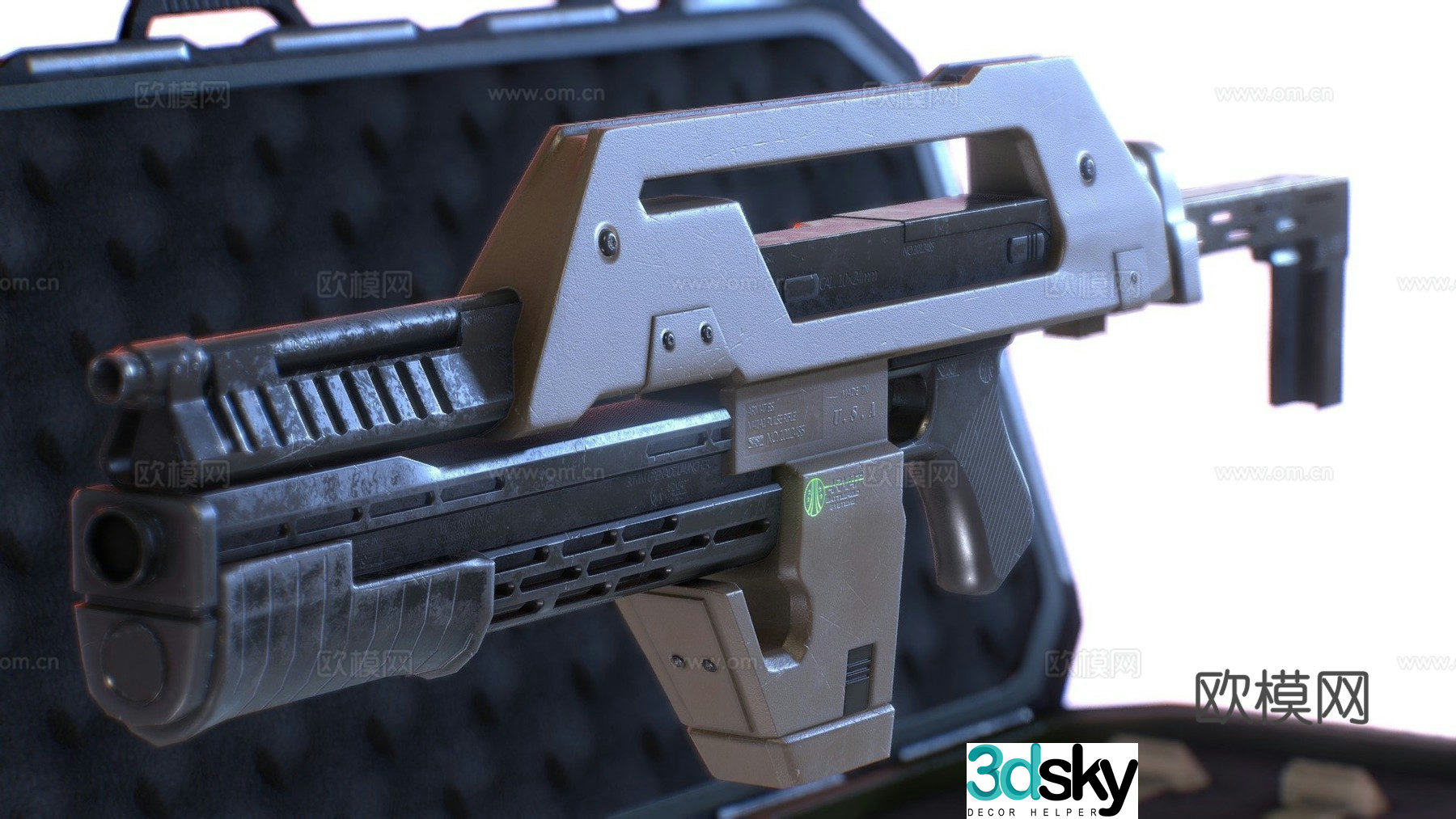 Alien M41A pulse rifle 3d model