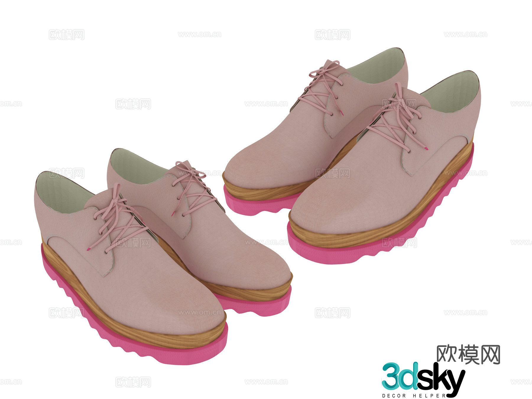 Daily necessities Shoes 3d model