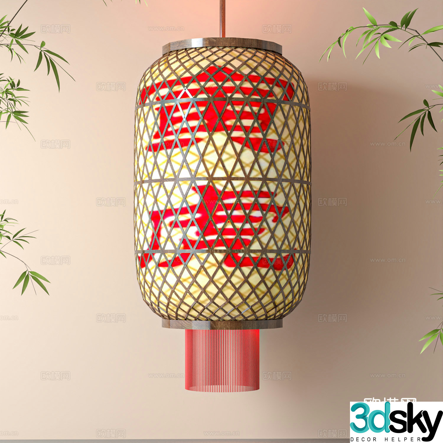 New Chinese lantern 3D model