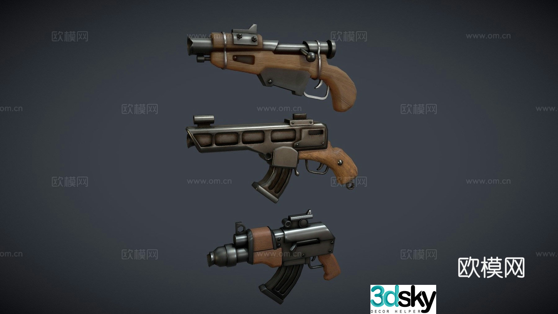 Pumpkin Gun 3d Model