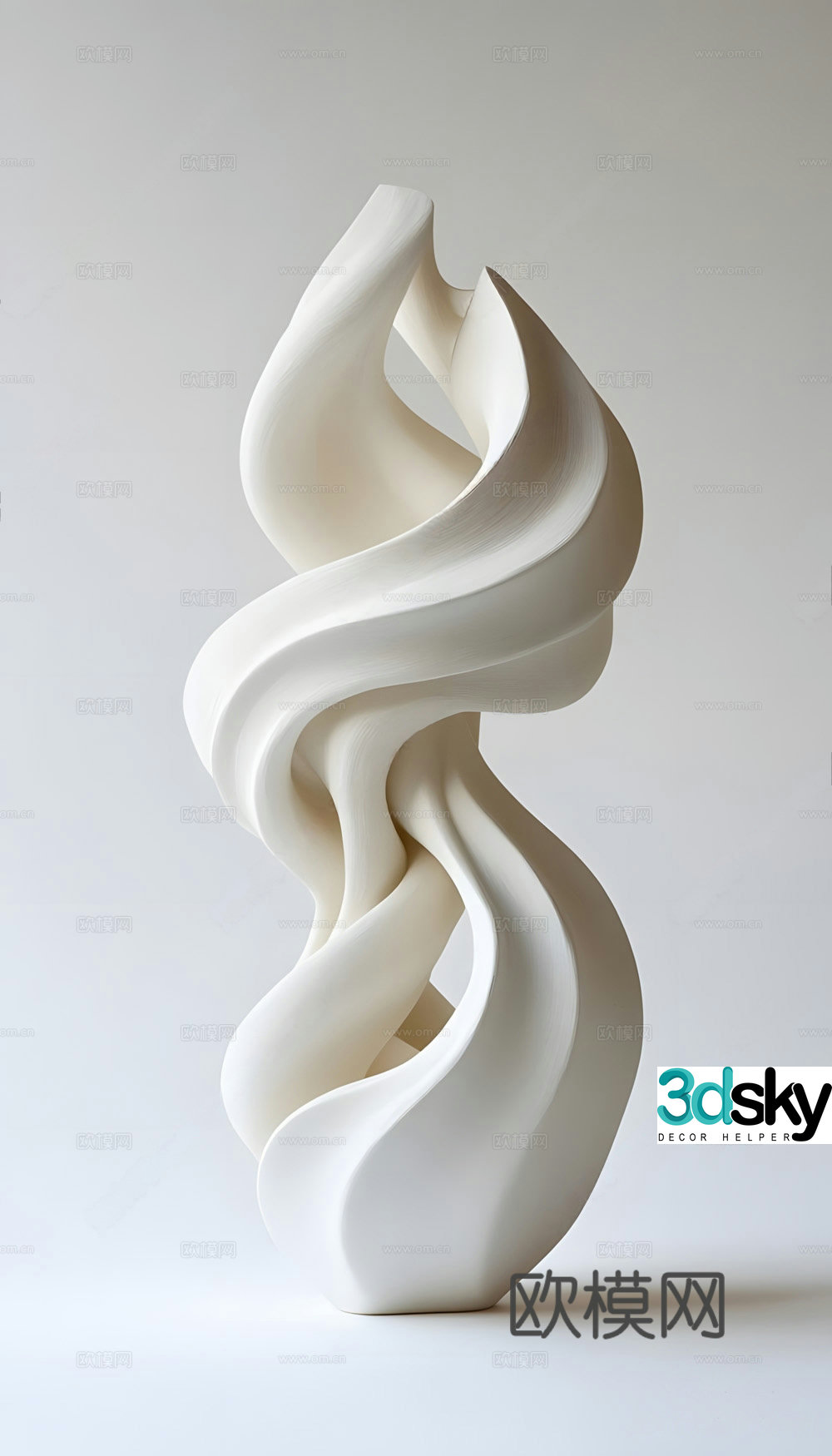 Modern sculpture ornaments Minimalist art installation Modern wooden ornaments Special ornaments Abstract sculpture 3D model