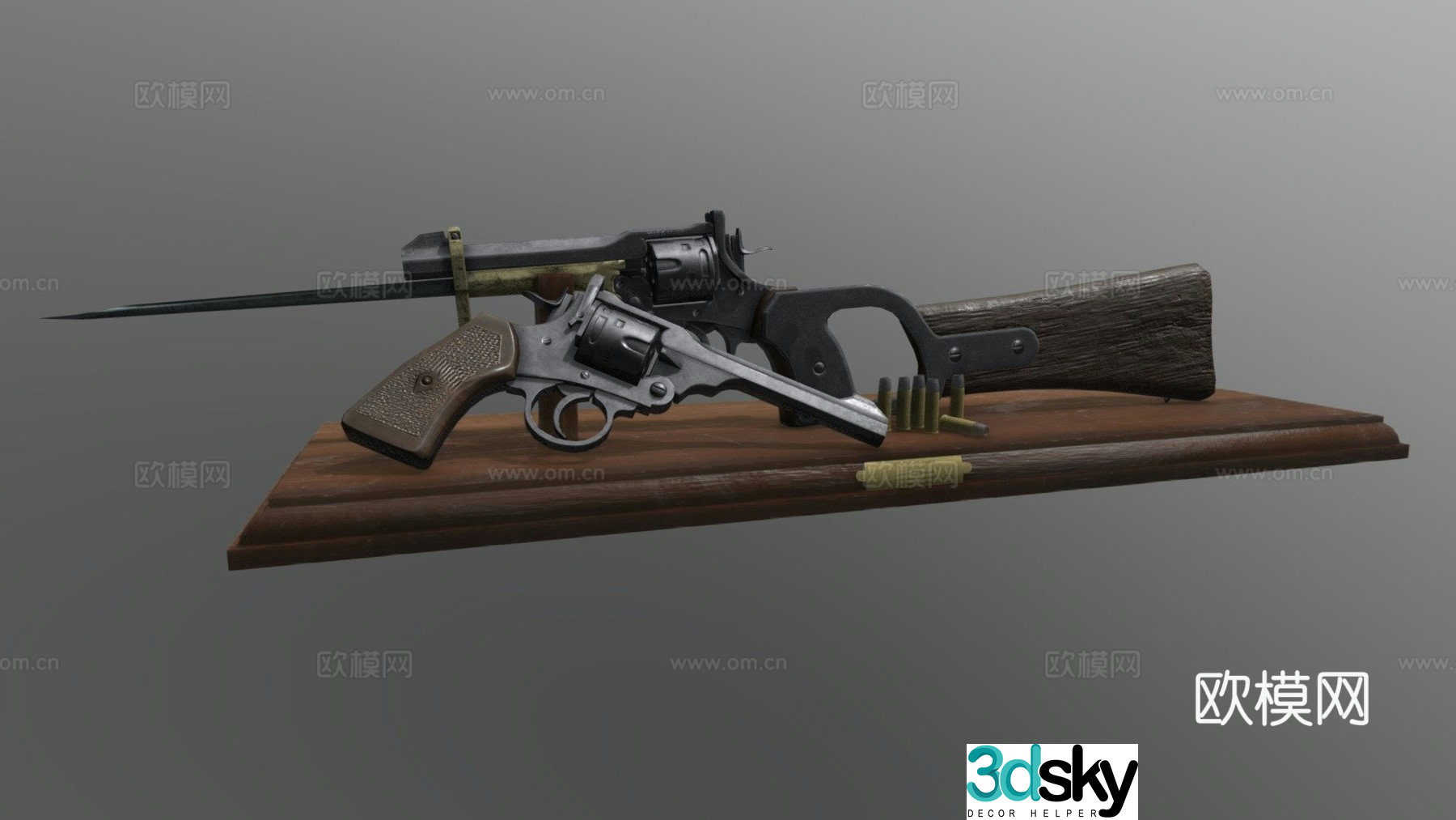 Webley Mk.VI 3d model