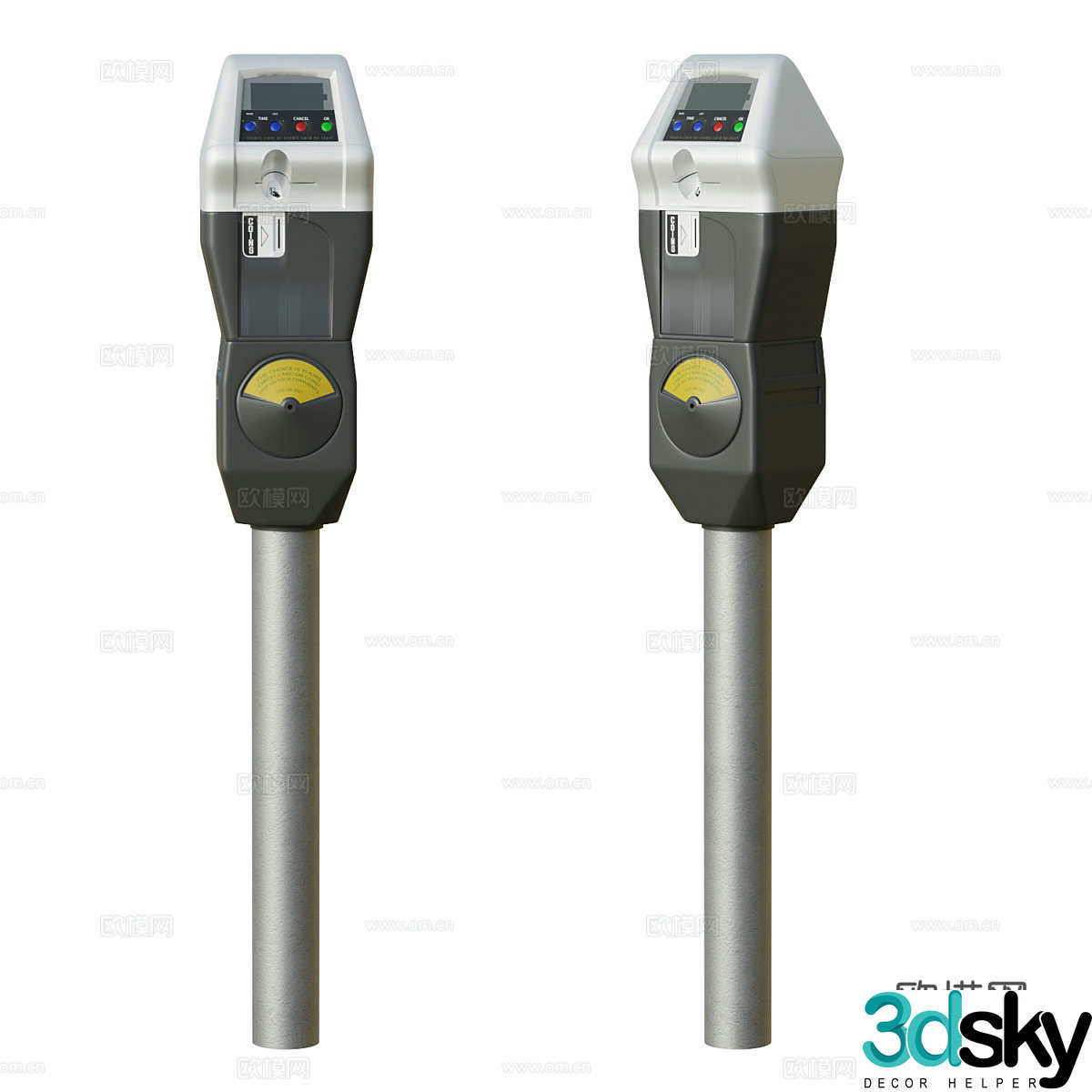Parking meter 3d model
