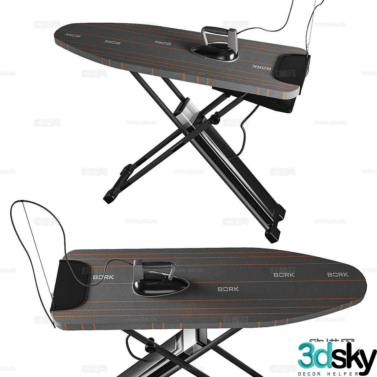 Modern light luxury 3D model