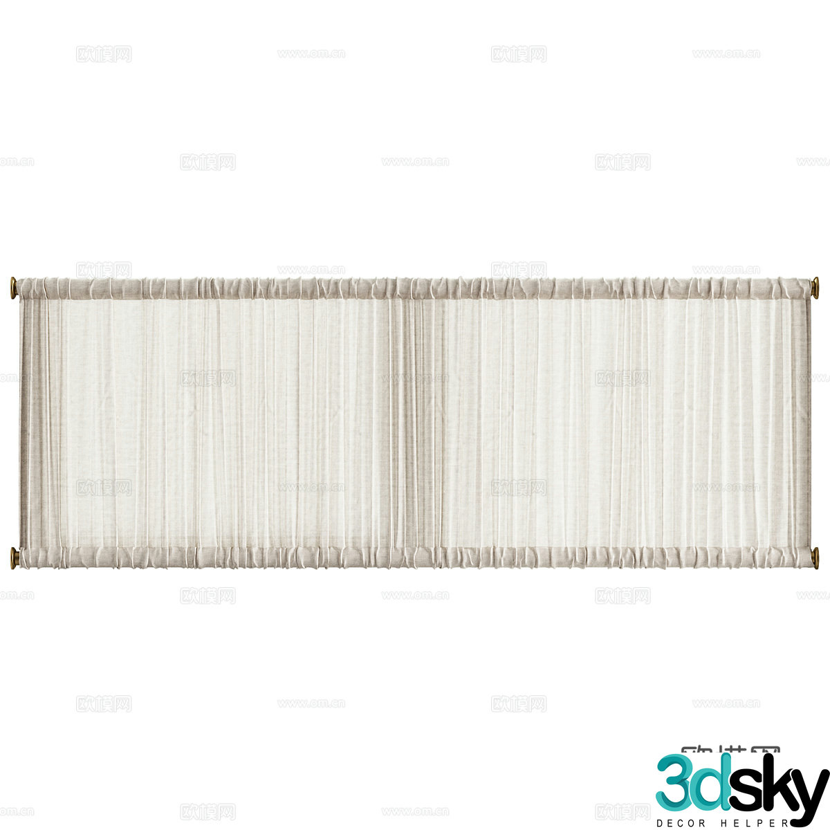 Curtain 3d model
