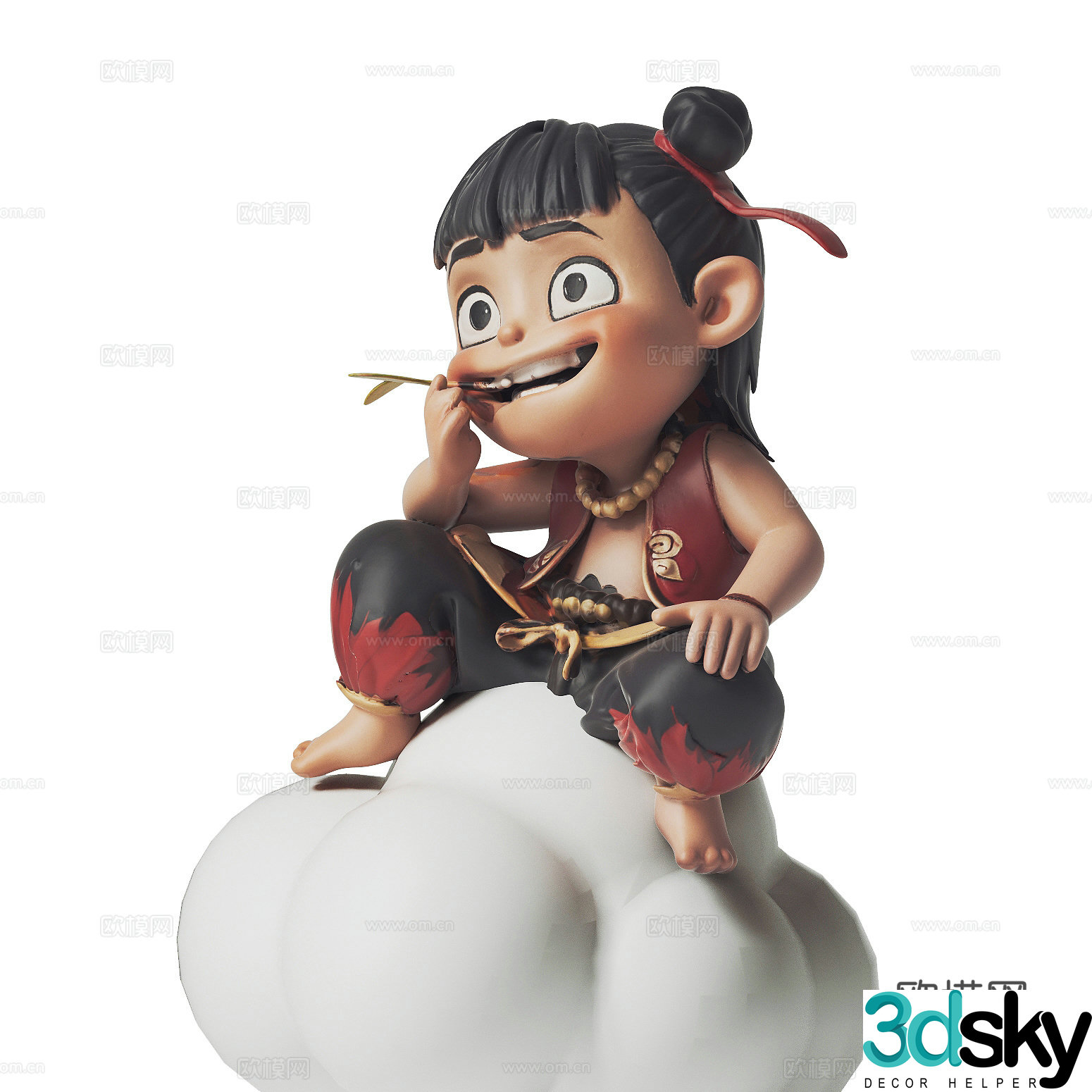 Modern Nezha ornament 3D model