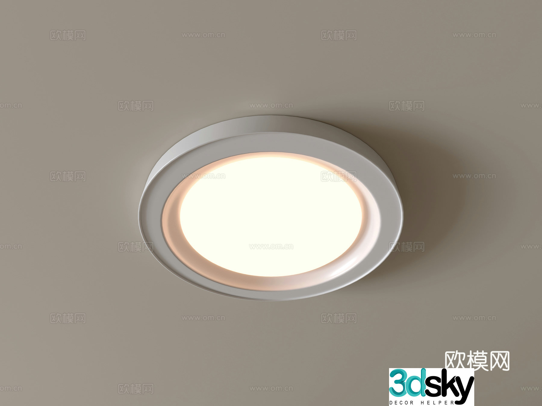 Modern ceiling lamp Geometric ceiling lamp Bedroom lamp Artistic shaped lamp Fashion living room lamp 3D model