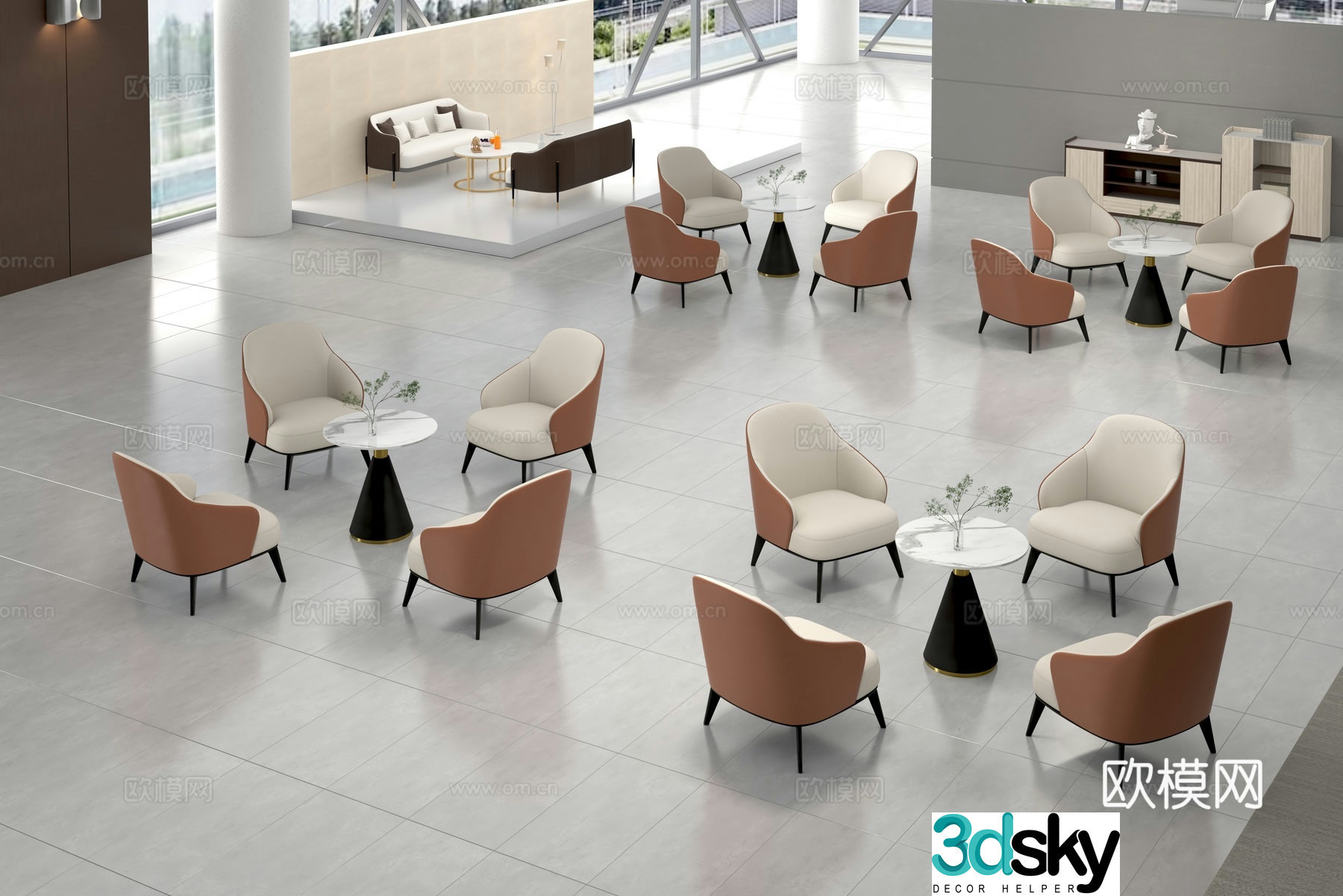 Leisure chair 3d model