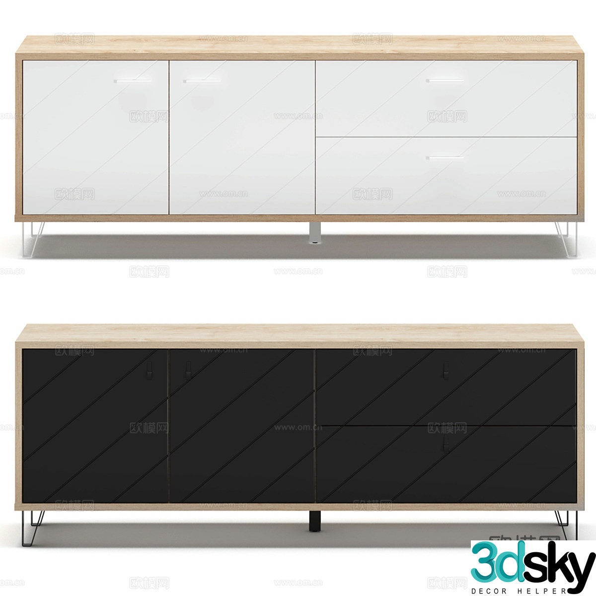 TV cabinet 3d model
