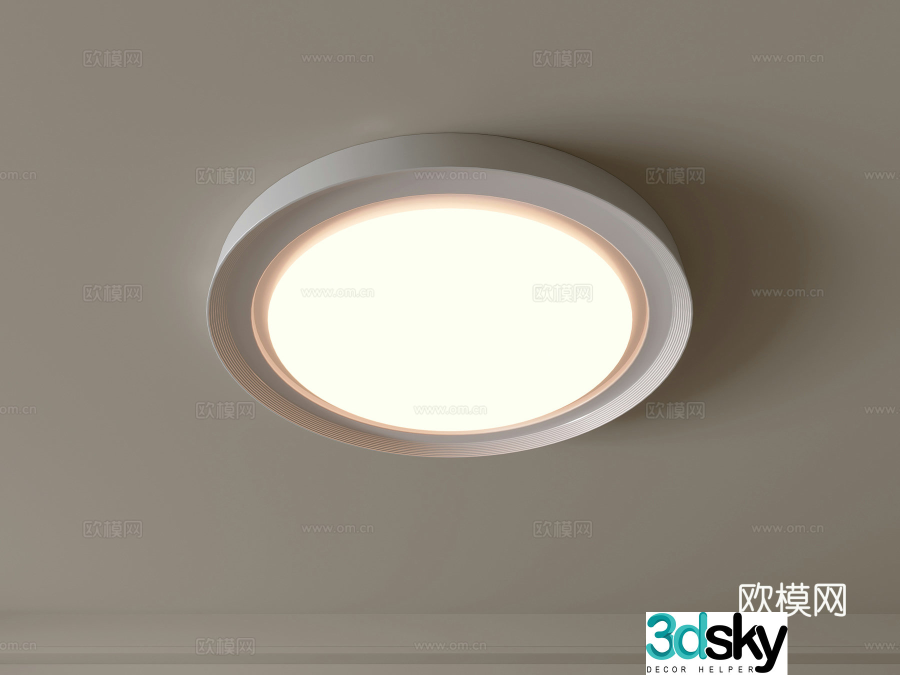 Modern ceiling lamp Geometric ceiling lamp Bedroom lamp Artistic shaped lamp Fashion living room lamp 3D model