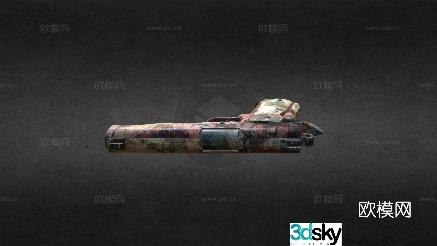 M1911-street 3d model