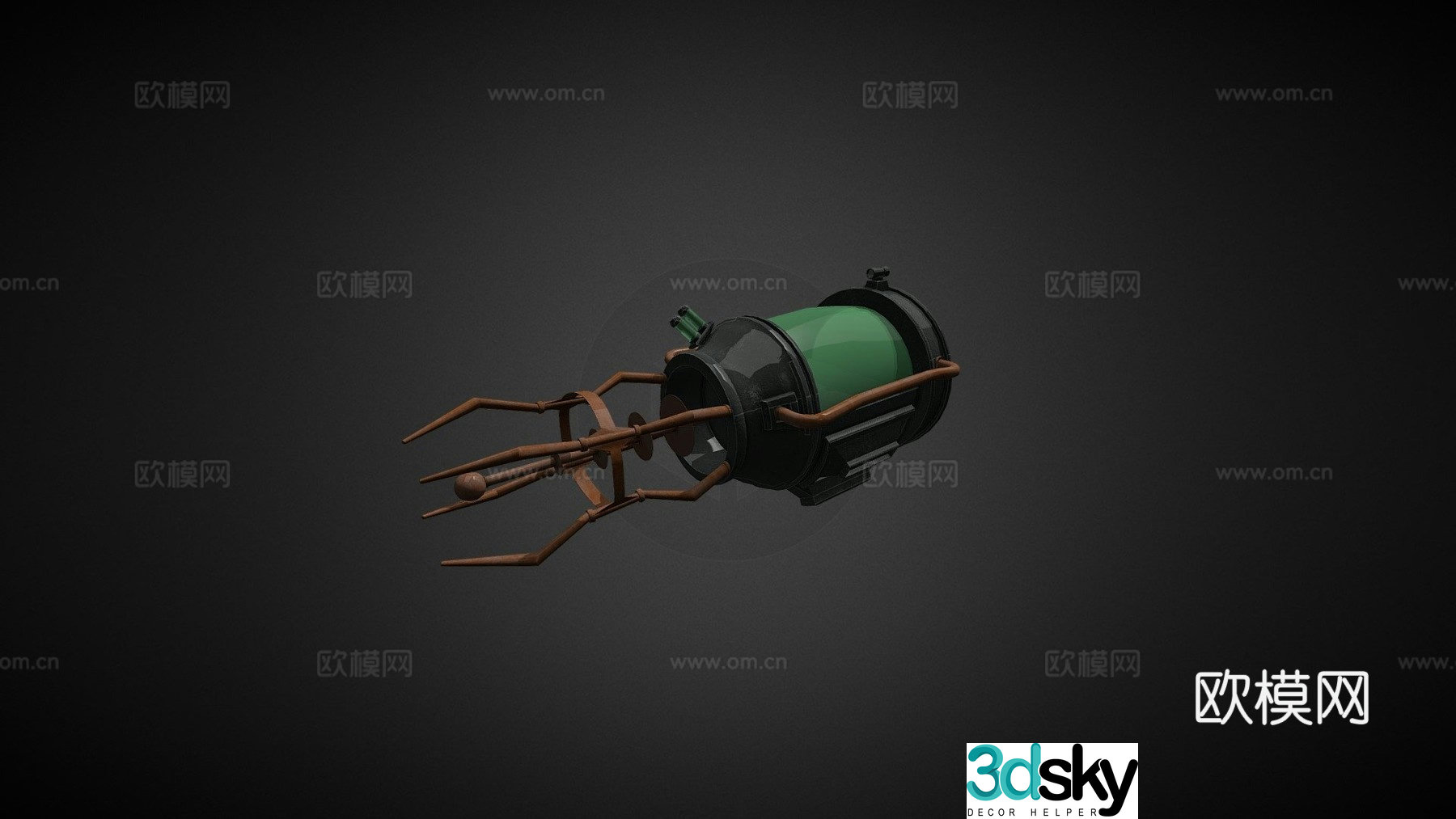 Teleport gun 3d model