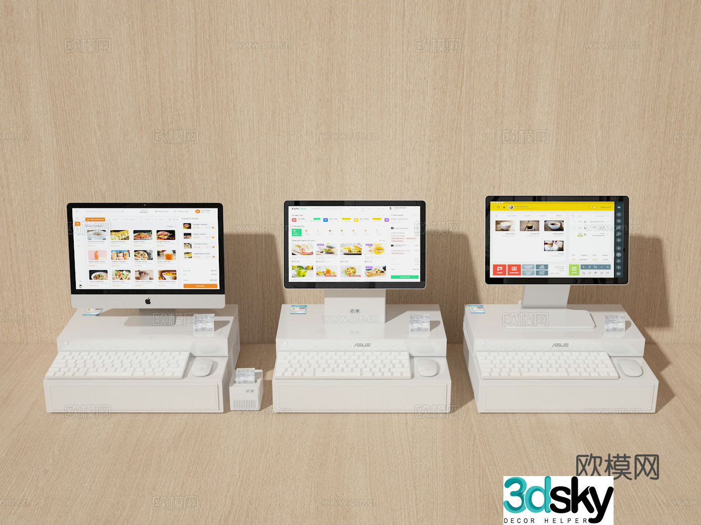 cash register 3d model