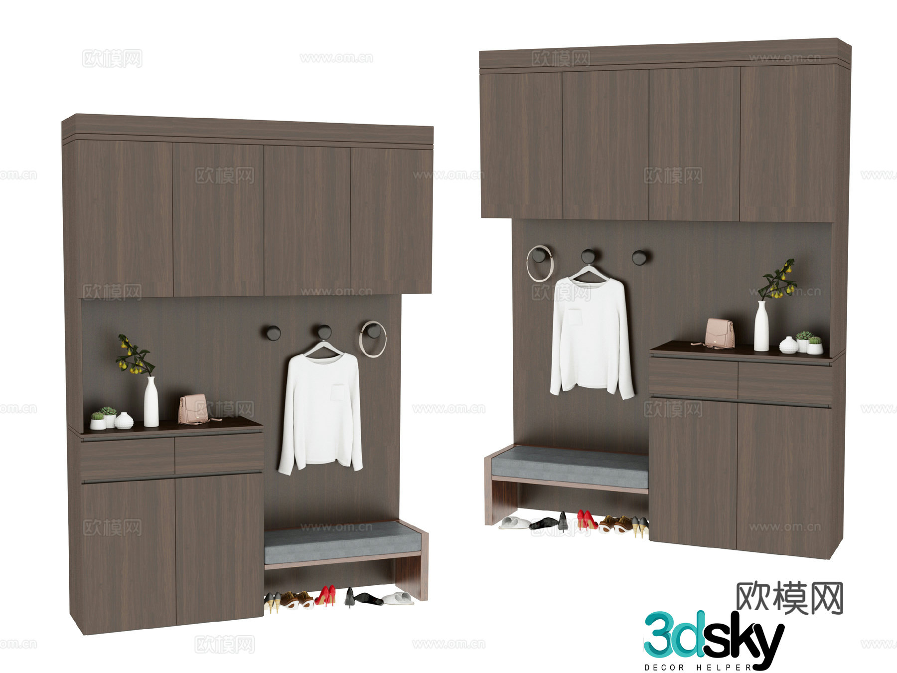 Furniture cabinet 3d model