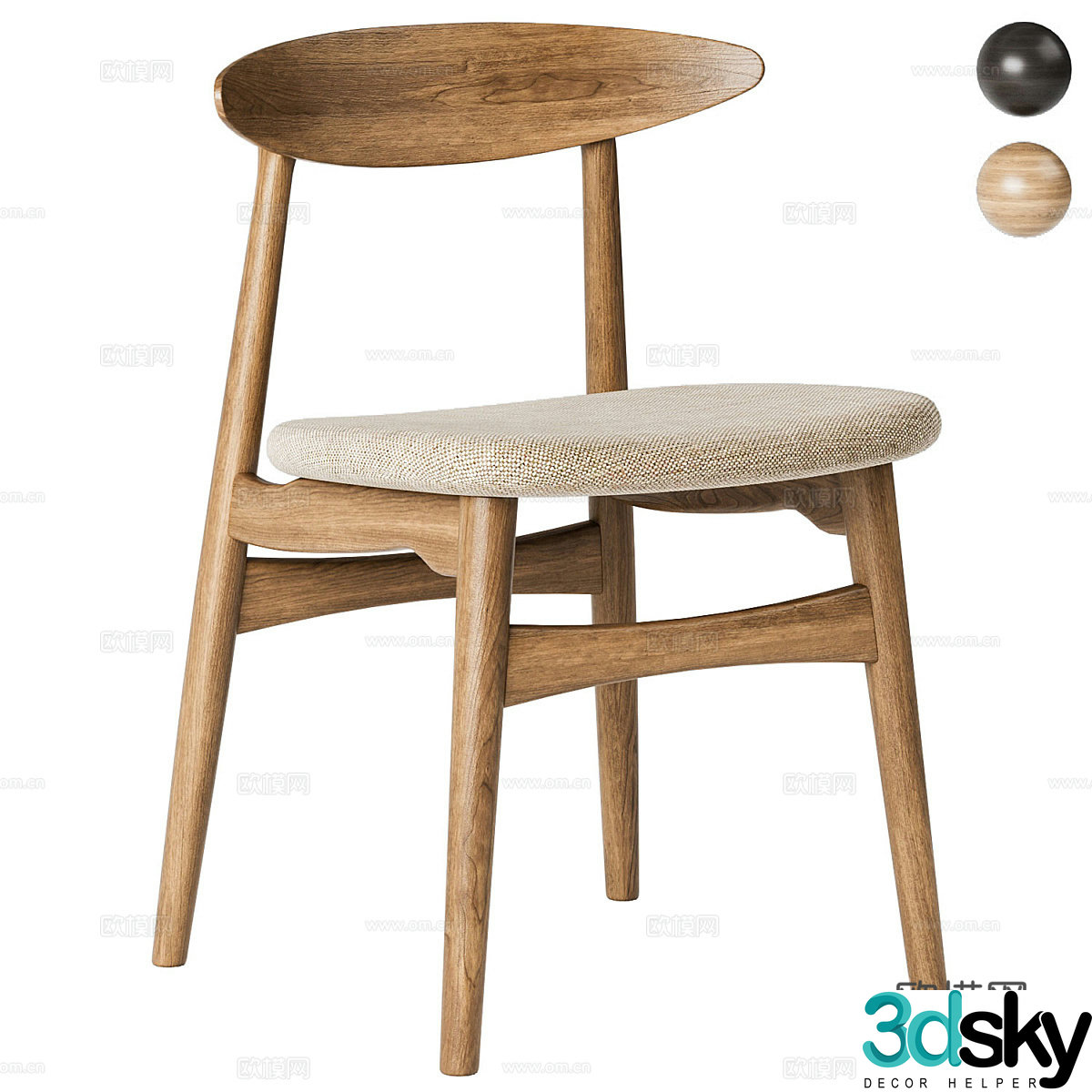 Dining chair 3d model