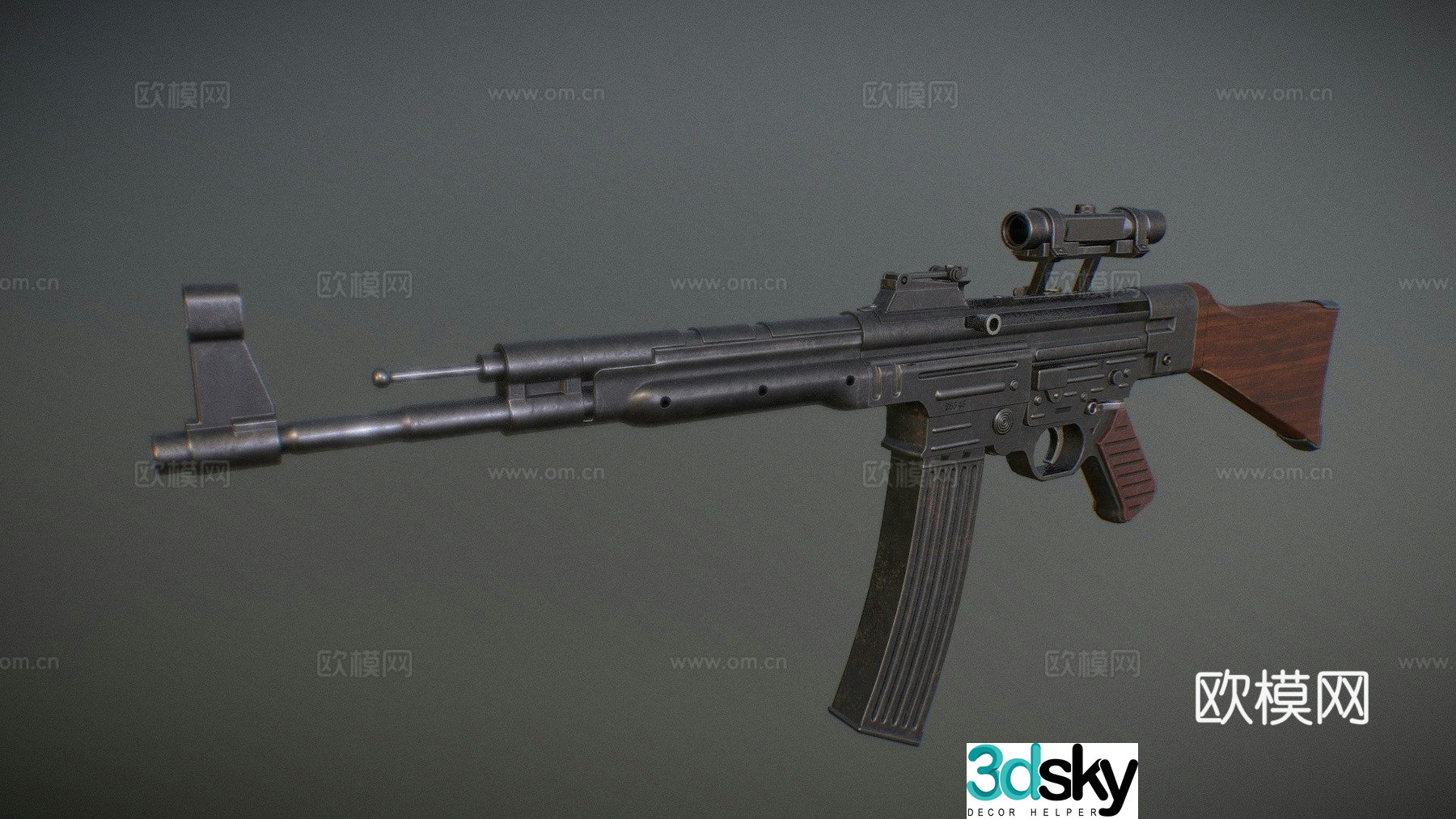 STG443d model with scope