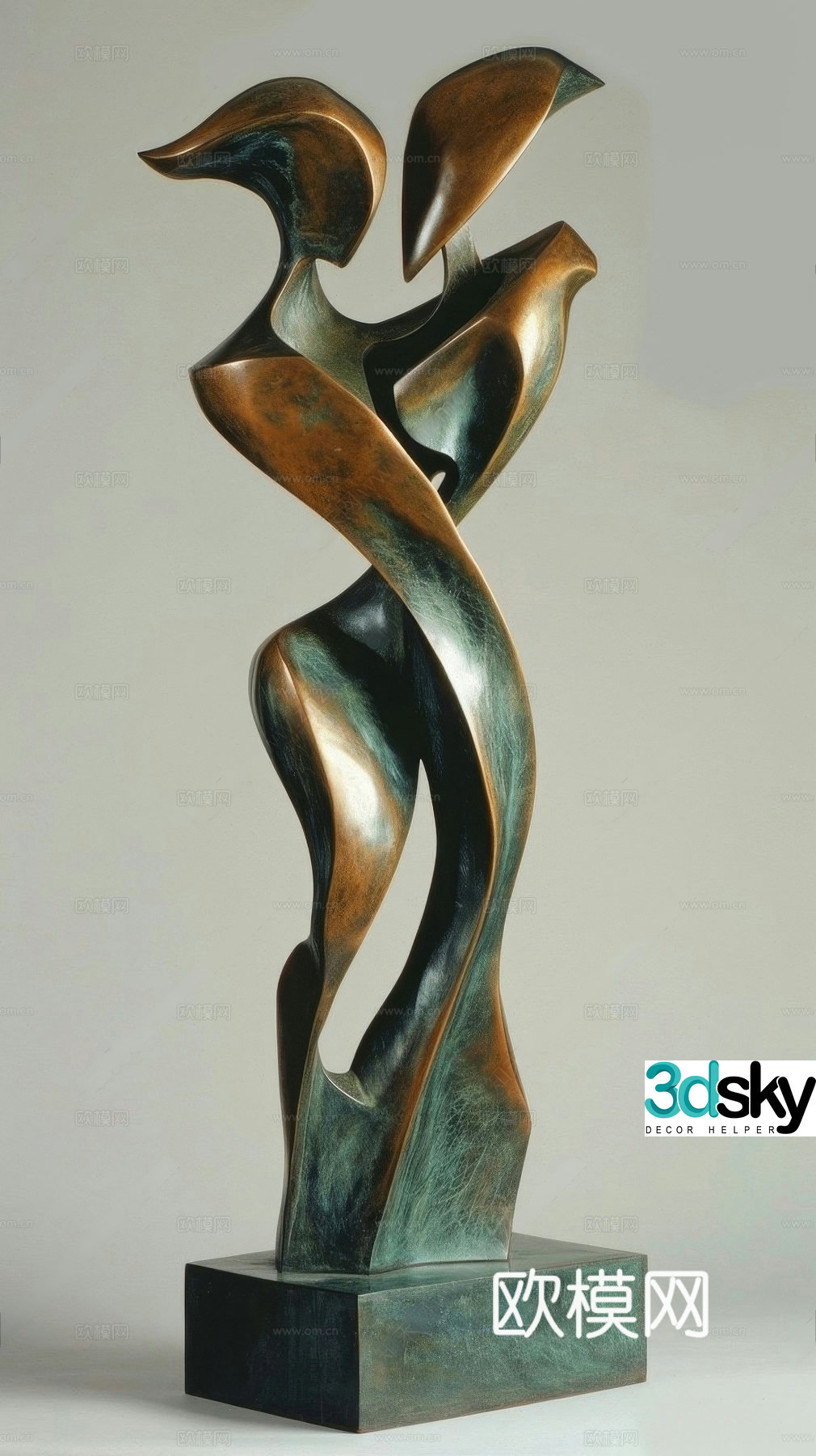 Modern medieval art installation Modern sculpture ornaments Modern metal ornaments Special shape ornaments Abstract 3D model