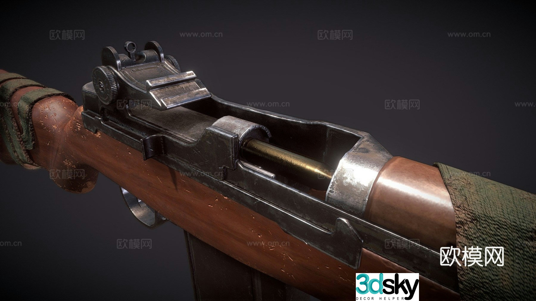 M14 remake 3d model
