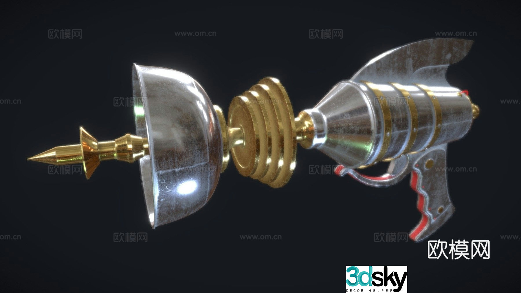 ray gun 3d model
