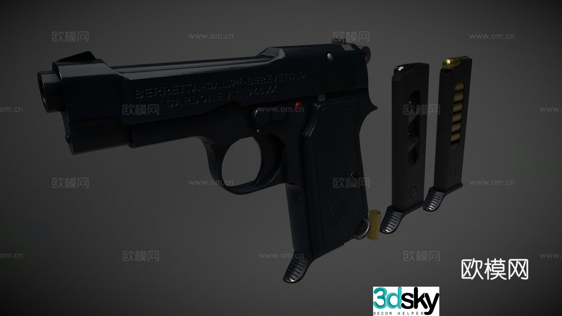 Beretta 1935 3d model