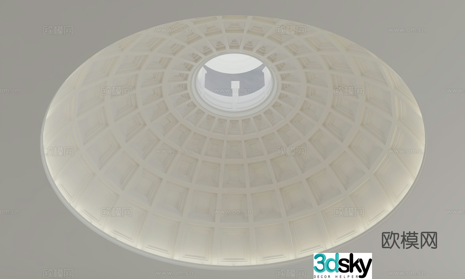 European style ceiling 3D model