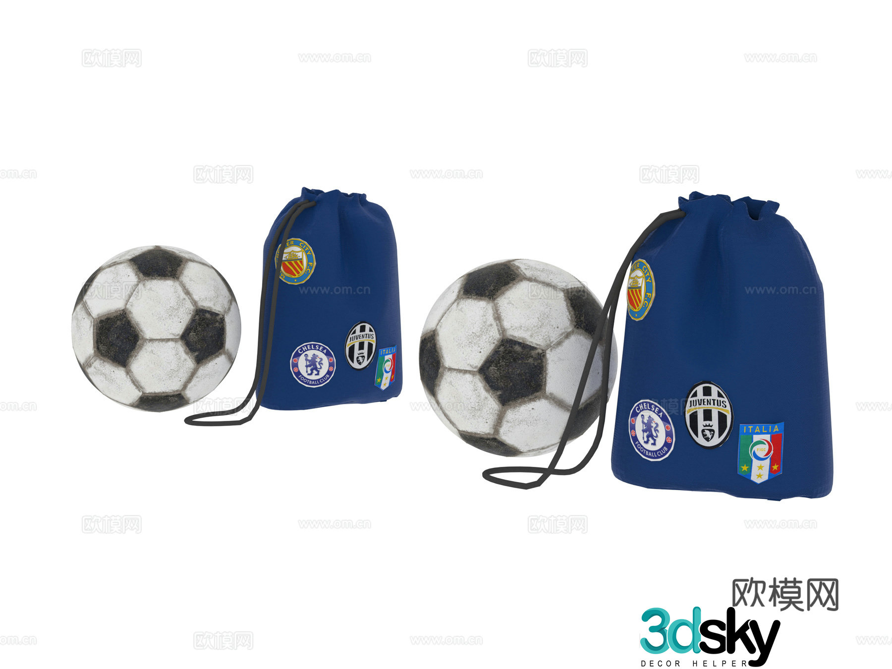 Sporting Goods Football 3d model