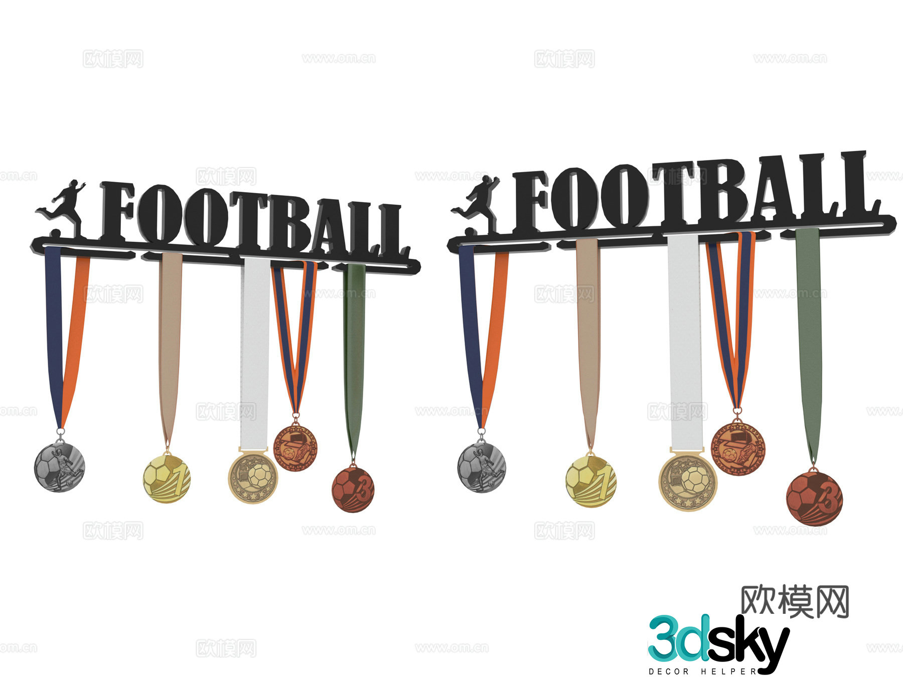 Sporting Goods Medal 3d model