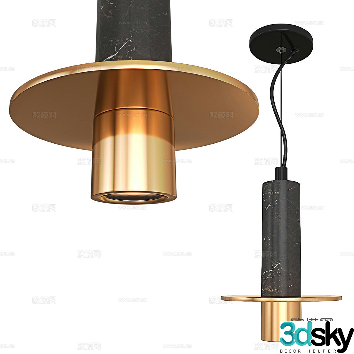 Chandelier Light luxury chandelier 3d model