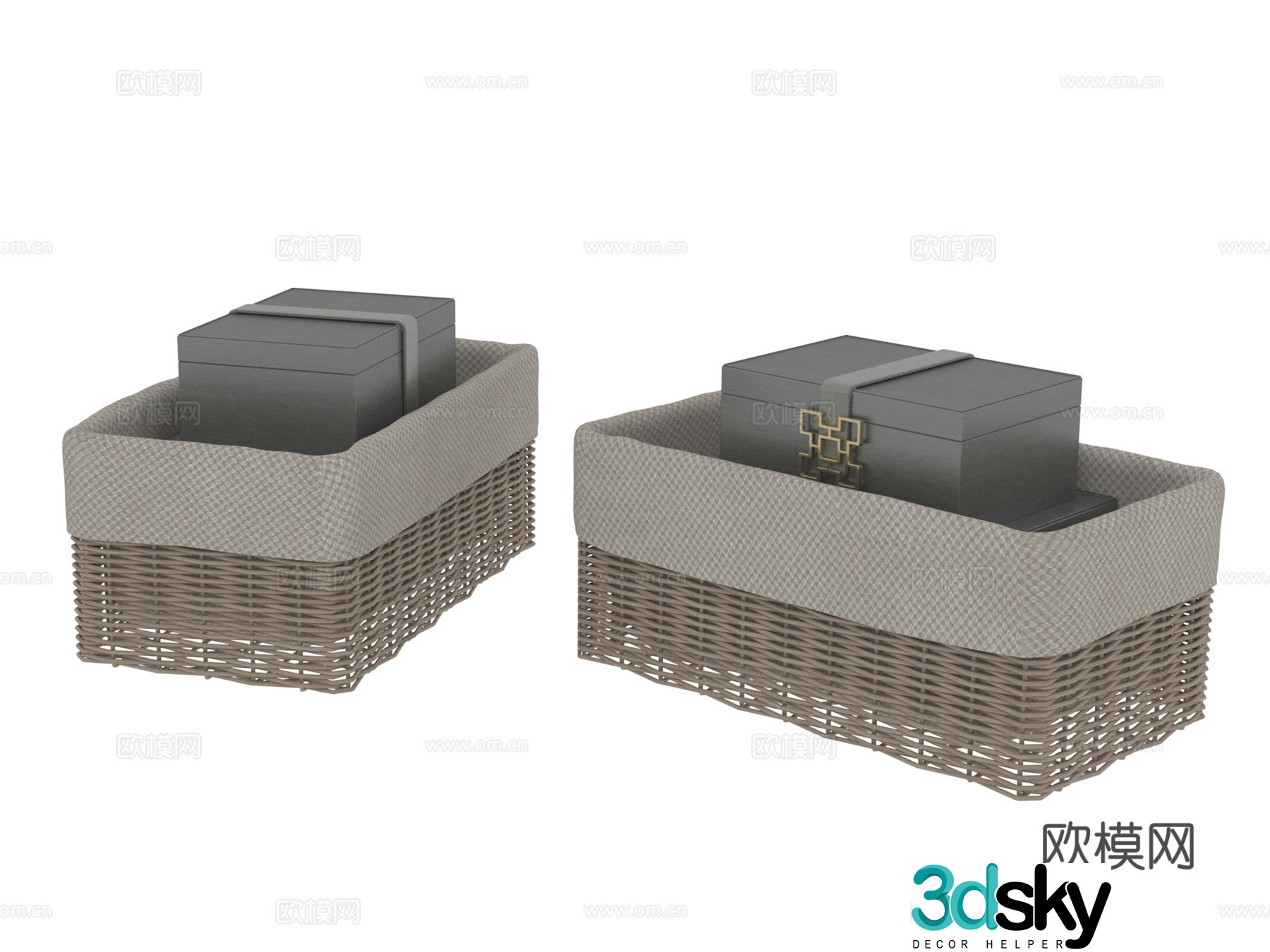 Daily necessities Basket 3d model
