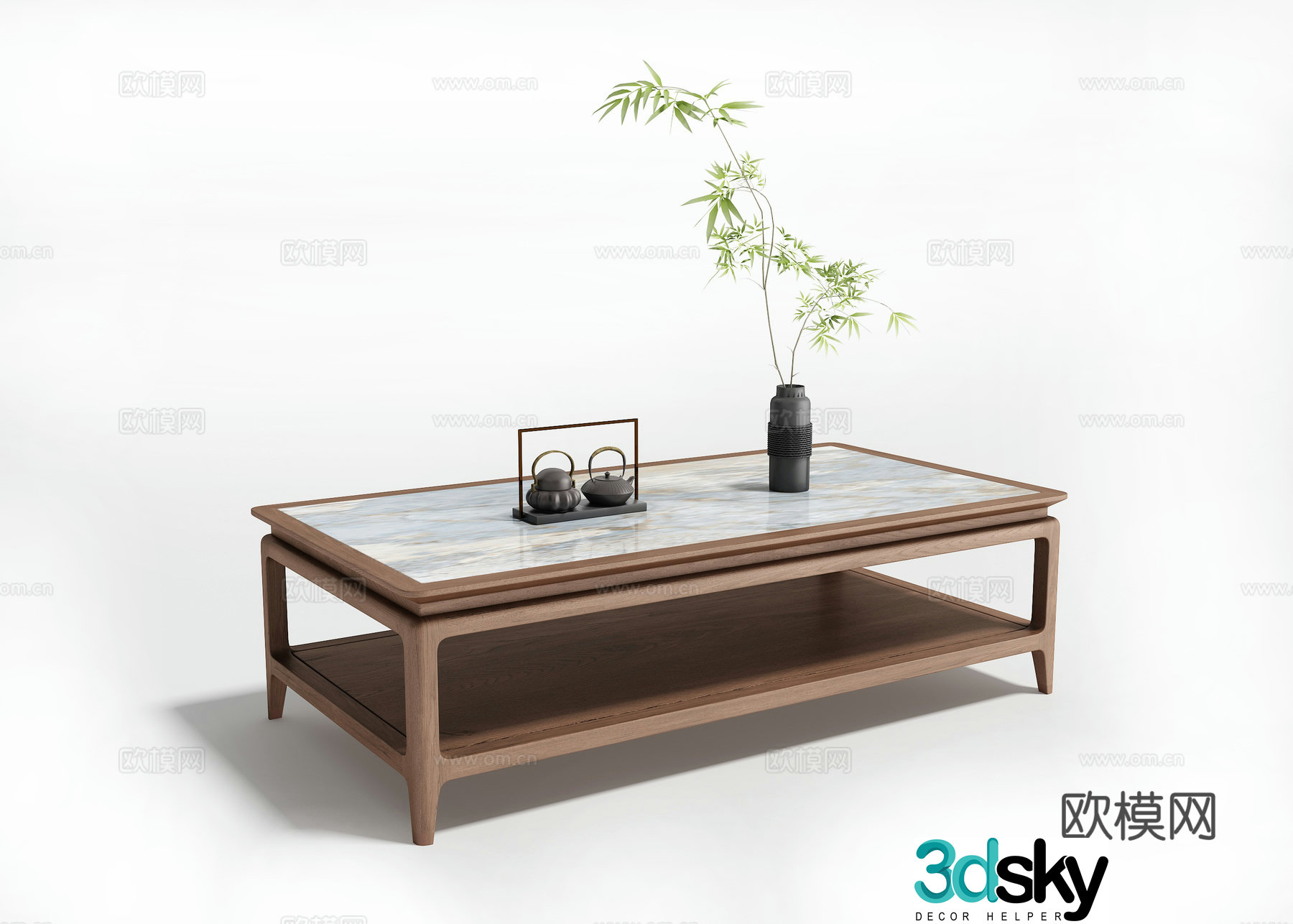 New Chinese coffee table 3D model