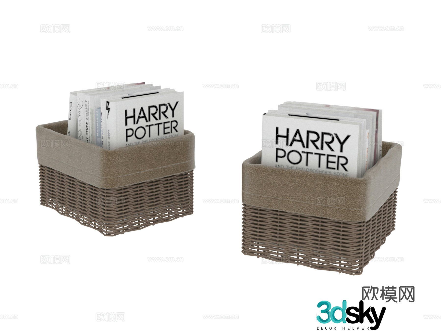 Daily necessities Basket 3d model