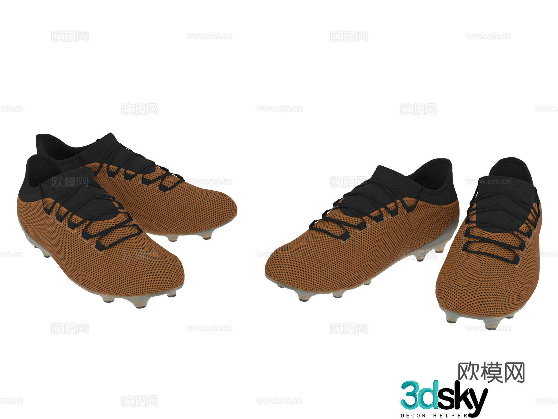 Daily necessities Football shoes 3d model
